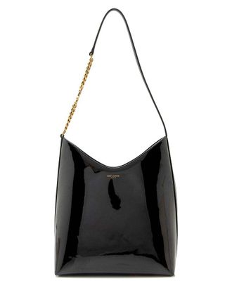Saint Laurent Patent Leather Rendez-Vous Hobo (Authentic Pre-Loved)