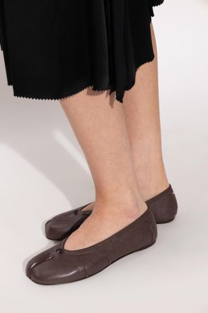 Maison Margiela Ballet Flats With tabi Cut-out, Womens, Purple