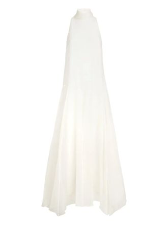 Brunello Cucinelli turtleneck maxi dress - Neutrals