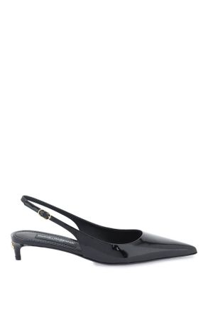 Dolce & Gabbana Leather Slingback Pumps
