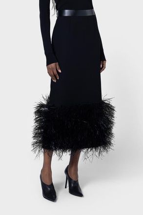 Roksanda Ilincic Zari Textured Pencil Skirt in Black at Nordstrom, Size 8