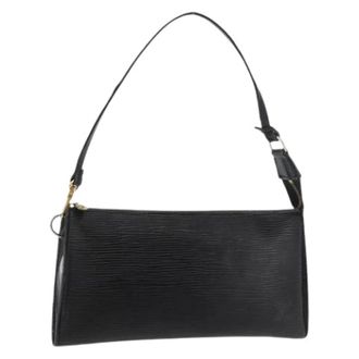Louis Vuitton Pre-owned Shoulder Bags, female, Black, Size: ONE SIZE Pre-owned Accessory Pouch