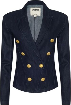 L'agence Blazer met dubbele rij knopen - Blauw
