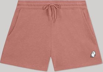 Dalix Womens Ghost Midweight Washed Fleece Shorts in Dusty Rose at Nordstrom, Size X-Small