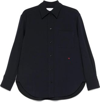 Victoria Beckham Camicia leggera in jersey - Blu