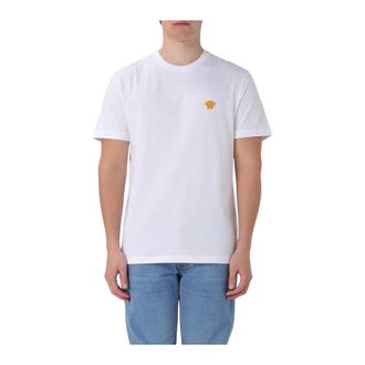 Versace T-Shirts, male, White, 2XL, Classic Short Sleeve T-Shirt