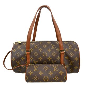 Louis Vuitton Papillon Handbag Monogram Canvas Brown Canvas Handbag (Pre-Owned)
