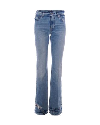 Haikure Light Blue Bootcut High Rise Jeans