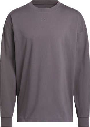 adidas Basketball Long Sleeves T-Shirt Asia Sizing Purple JC7835