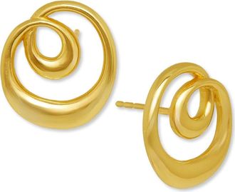Ottoman Hands Dalia Twist Stud Earrings in Brass at Nordstrom