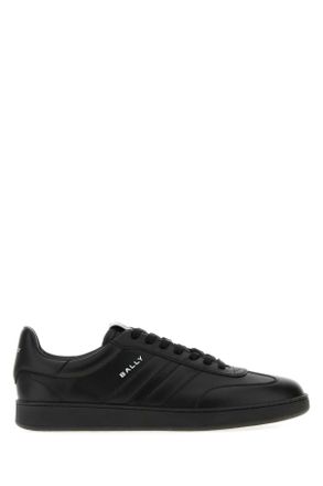 Bally Black Leather Rivy Sneakers
