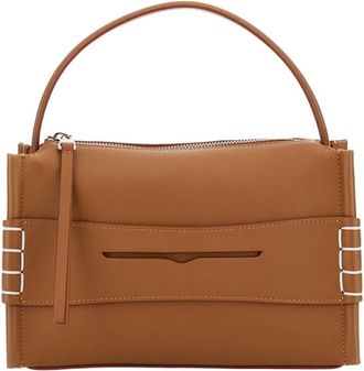 J.W.Anderson Small Loafer Bag - Dames - Handtassen - Bruin - ONE Size - Leer - Tassen