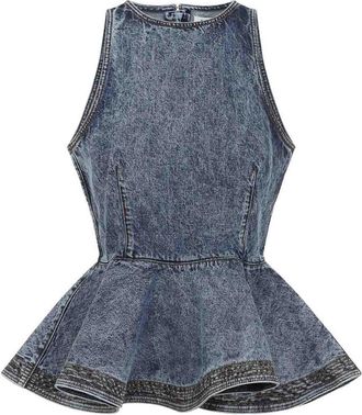 Alaia Peplum Top