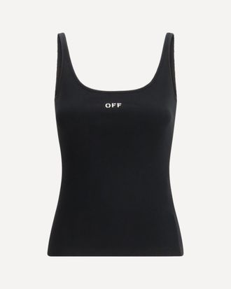 Off-white Off Stamp Rib Tank Top Female 42