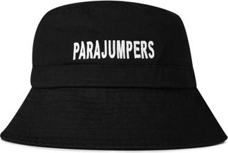 Parajumpers Logo Bucket Hat - Heren - Hoeden - Zwart - S/M - Katoen - Accessoires