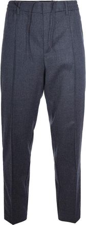 Emporio Armani Grey Virgin Wool Trousers