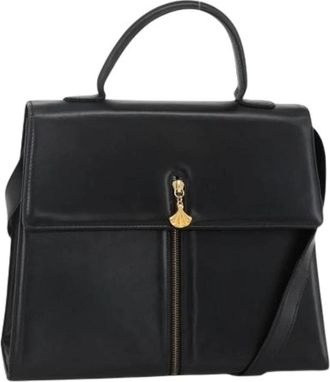 Bally Pre-owned Handtas - Dames - Vintage Handtas - Zwart - ONE Size - Leer - Vintage