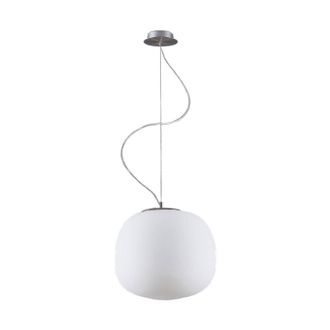 Lindby Lindby L&aacute;mpara Colgante En Blanco De Vidrio