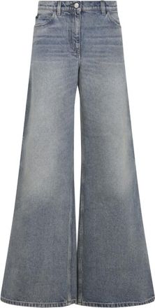 Courrèges Blue Wide-Leg Jeans