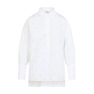 Celine Mujer, Blusas y Camisas, Blanco, Talla: S