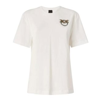 Pinko Pinko, Dames, Tops, Wit, Maat: S Jersey