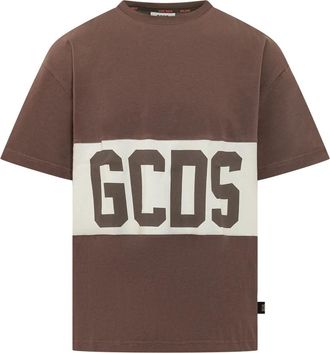 GCDS T-Shirts - Heren - T-shirts - Bruin - L - Tops
