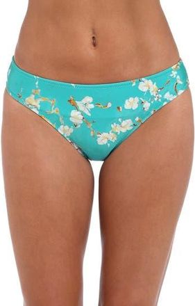 L'agence Nicole Cherry Classic Bikini Bottoms in Aqua at Nordstrom Rack, Size X-Large