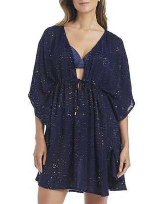 Bleu Rod Beattie Bleu Rod Beattie Golden Hour Sequin Caftan Coverup