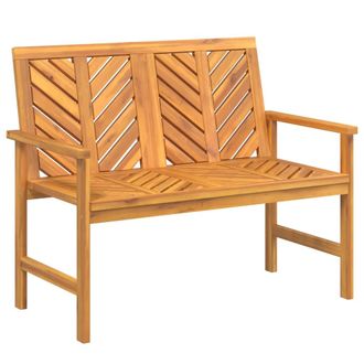 vidaXL Banco De Jard&iacute;n Madera Maciza De Acacia 109 Cm Vidaxl