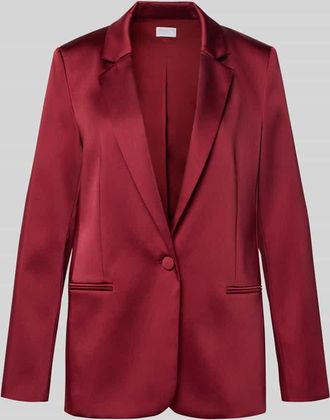 Jake*s Blazer in Satin-Optik in Bordeaux, Größe 32