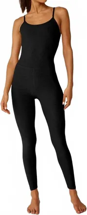 Beyond Yoga Spacedye Uplevel Midi Jumpsuit In Darkest Night