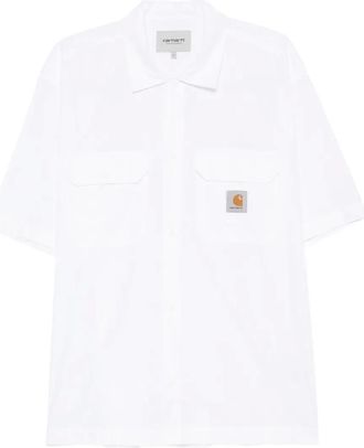 Carhartt Work in Progress S/S Craft pocket-detail short-sleeve shirt - men - Cotton/Polyester - S - White
