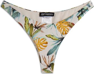 Freddy Slip bikini a fantasia foliage tropicale all over