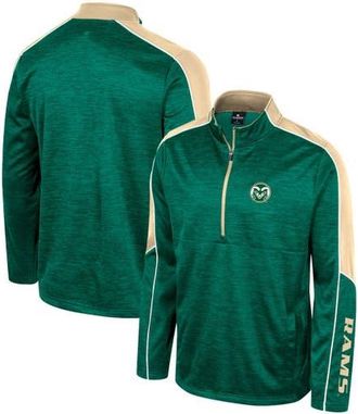 Colosseum Mens Colosseum Green Colorado State Rams Marled Half-Zip Jacket at Nordstrom, Size X-Large