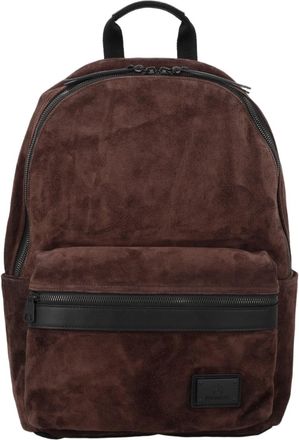 Premiata Blade Brown Suede Finish Backpack