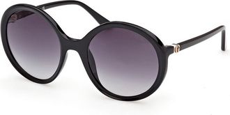 Guess GU00281 01B Womens Sunglasses Black Size 55