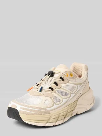 Barracuda Sneaker aus Leder-Mix mit profilierter Sohle in Offwhite, Gr&ouml;&szlig;e 41