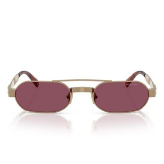 Miu Miu Sunglasses Mub52 S 7 Oe30 Y Brass/Dark Violet Women