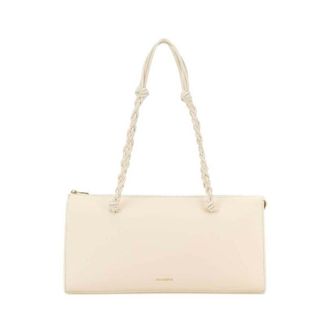 Jil Sander Ivory Leather Tangle Tent Shoulder Bag 106 Borse A Mano