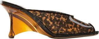 Jimmy Choo London Heeled Mules - Dames - Muiltjes - Bruin - 40 EU - Schoenen