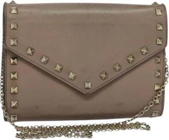 Valentino Pre-owned Clutches, female, Pink, Size: ONE SIZE Pre-owned Vintage Shoulder Bag