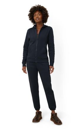 Pact Organic Brushed Fleece Sweatpant in Midnight Blue at Nordstrom, Size Xx-Large