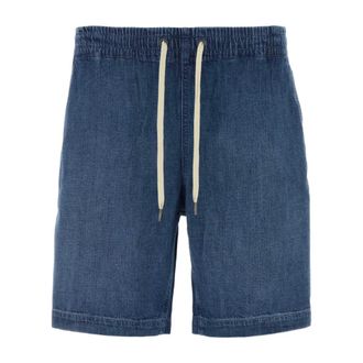 Polo Ralph Lauren Denim Shorts, male, Blue, Size: XL Denim Bermuda Shorts