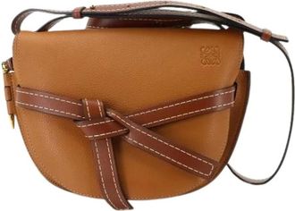 Loewe Pre-owned schoudertas - Dames - Pre-owned - Bruin - Maat: ONE Size Leer