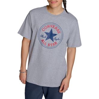 Converse Chuck Taylor All Star Logo T-Shirt in Vintage Grey Heather at Nordstrom, Size X-Small
