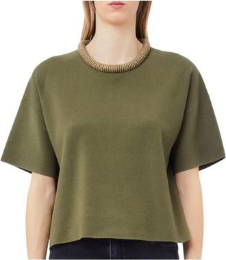 Liu Jo Tops, Dames, Groen, M, T-Shirts