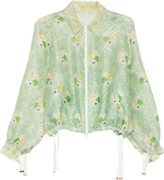 Fendi Floral Lace Blouson