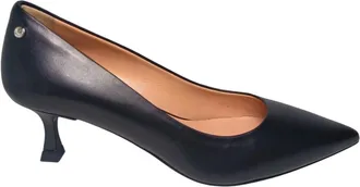 Pollini scarpe con tacco Pelle - Dames - Pumps - Zwart - 37 EU - Leer - Schoenen