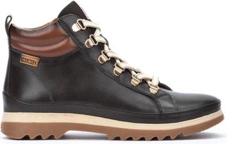 Pikolinos Groene Vigo Dameslaars - Dames - Veterlaarzen - Groen - 38 EU - Leer - Schoenen