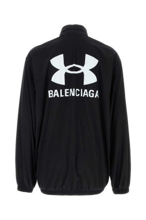 Balenciaga Unisex Black Stretch Nylon Balenciaga X Under Armour Jacket Giubbini